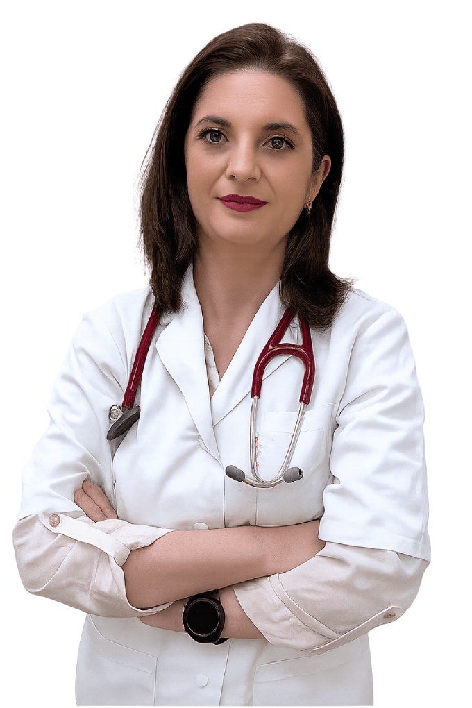 Dr. Miron Margareta, Medic Primar Cardiologie, în cabinetul de cardiologie din Bacău